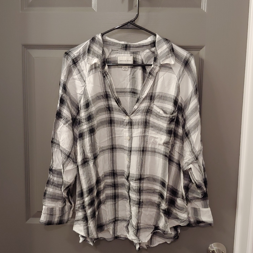 AE Oversized Button Up